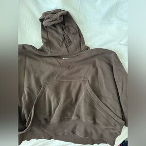 Like new brown Nike hoodie (Sportswear Phoenix Fleece)